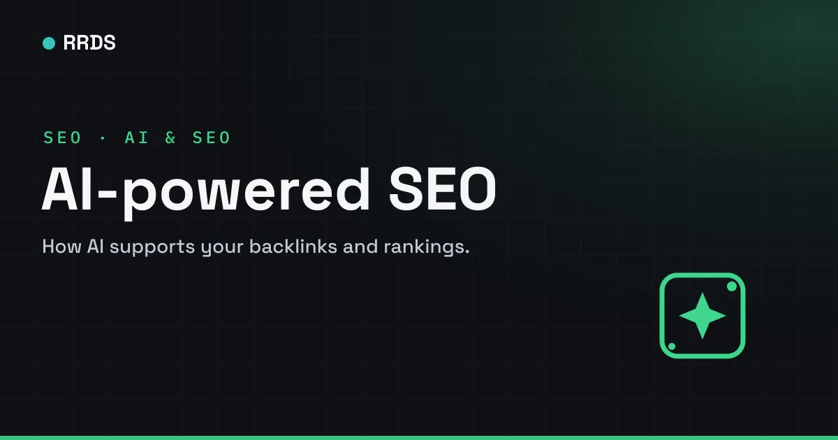 AI-powered SEO — RRDS blog cover