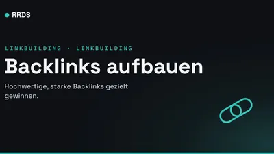 Backlinks aufbauen — RRDS Blog-Cover