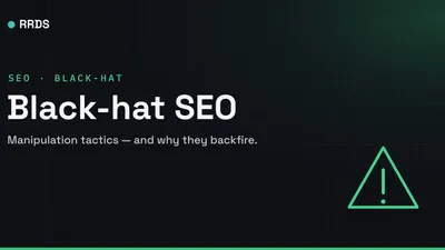 Black-hat SEO — RRDS blog cover