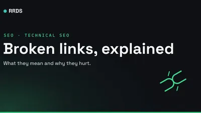 Broken links, explained — RRDS blog cover