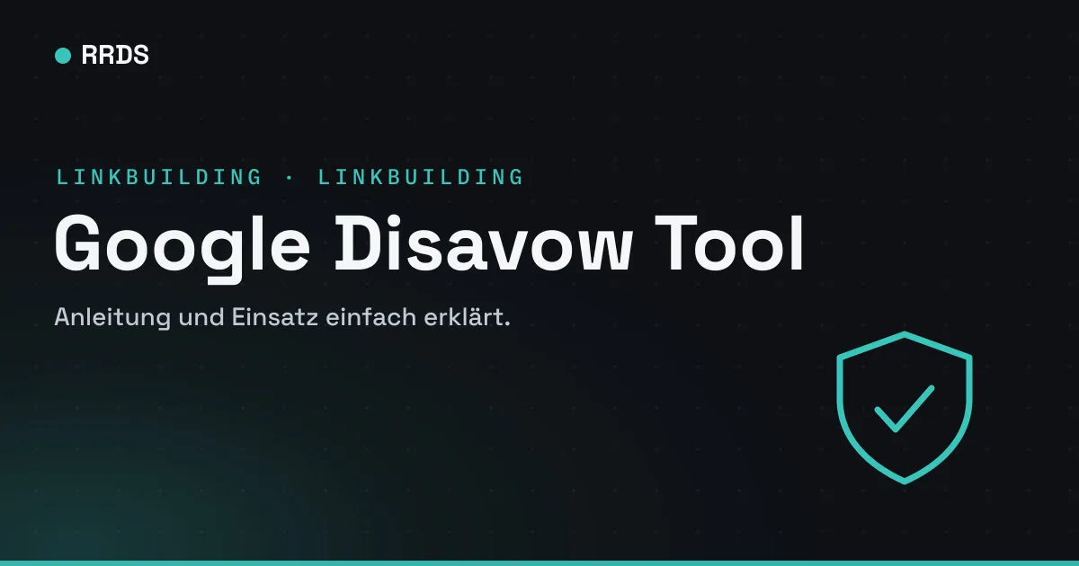 Google Disavow Tool — RRDS Blog-Cover