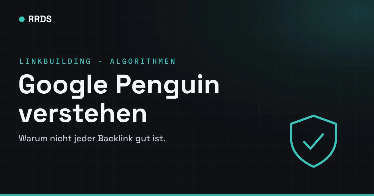 Google Penguin verstehen — RRDS Blog-Cover