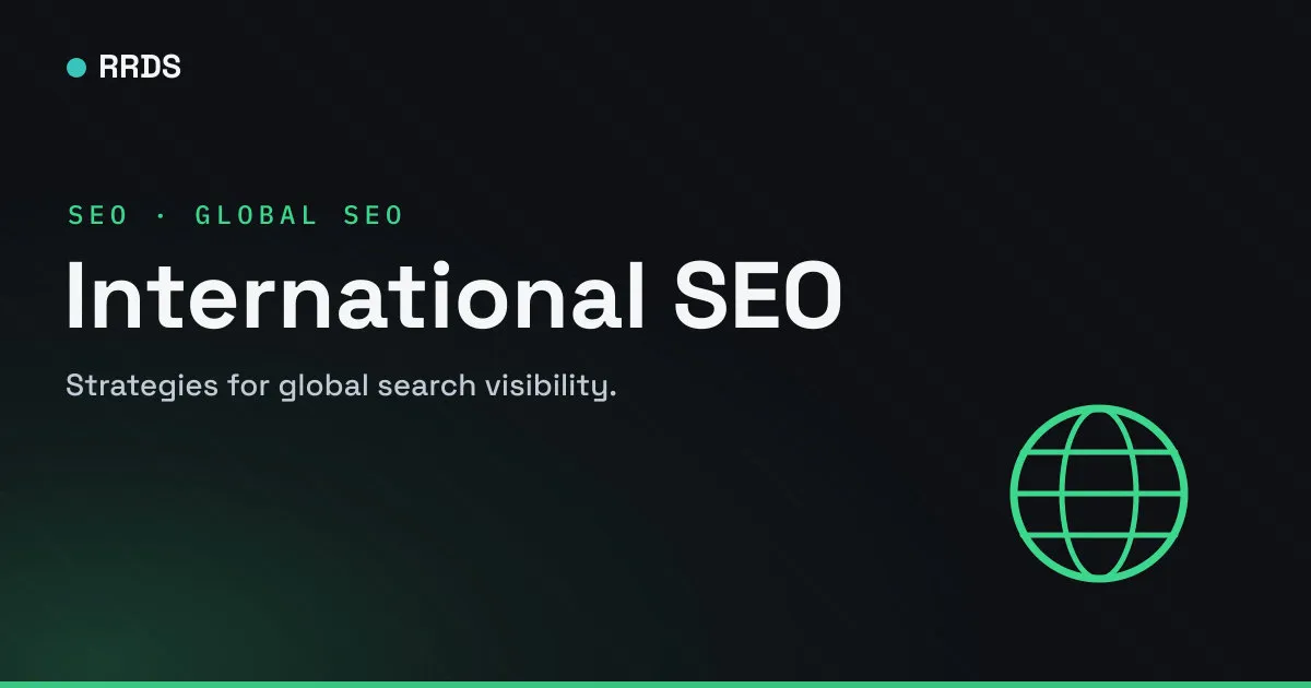 International SEO — RRDS blog cover