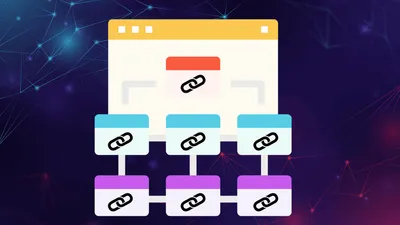 Hände beim Handschlag neben Link-Symbolen – Symbolbild für Linkbroker als Vermittler im Linkbuilding