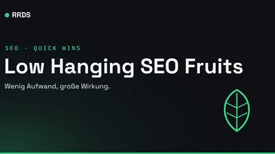 Low Hanging SEO Fruits — RRDS Blog-Cover