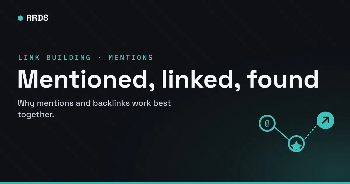 Mentioned, linked, found — RRDS blog cover