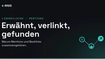 Erwähnt, verlinkt, gefunden — RRDS Blog-Cover