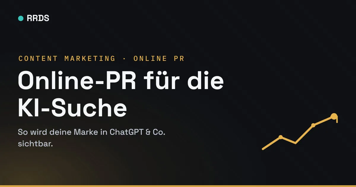 Online-PR für die KI-Suche — RRDS Blog-Cover