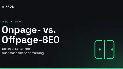 Onpage- vs. Offpage-SEO — RRDS Blog-Cover