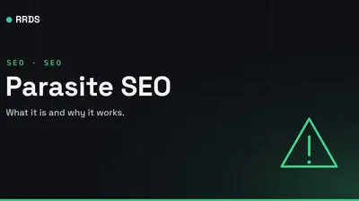 Parasite SEO — RRDS blog cover