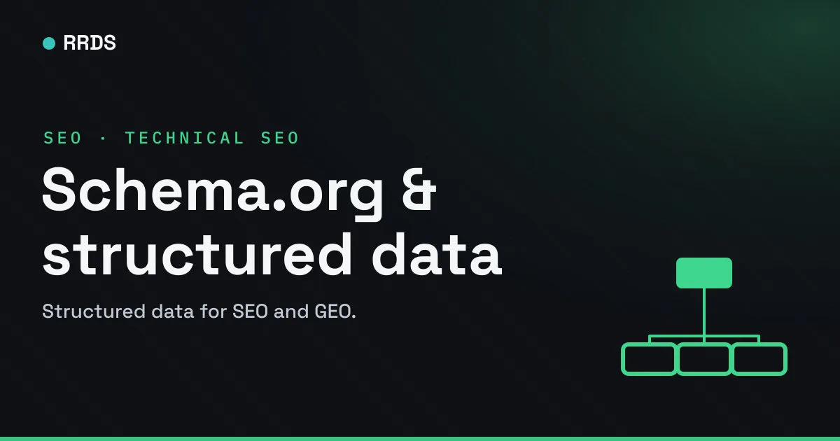 Schema.org & structured data — RRDS blog cover