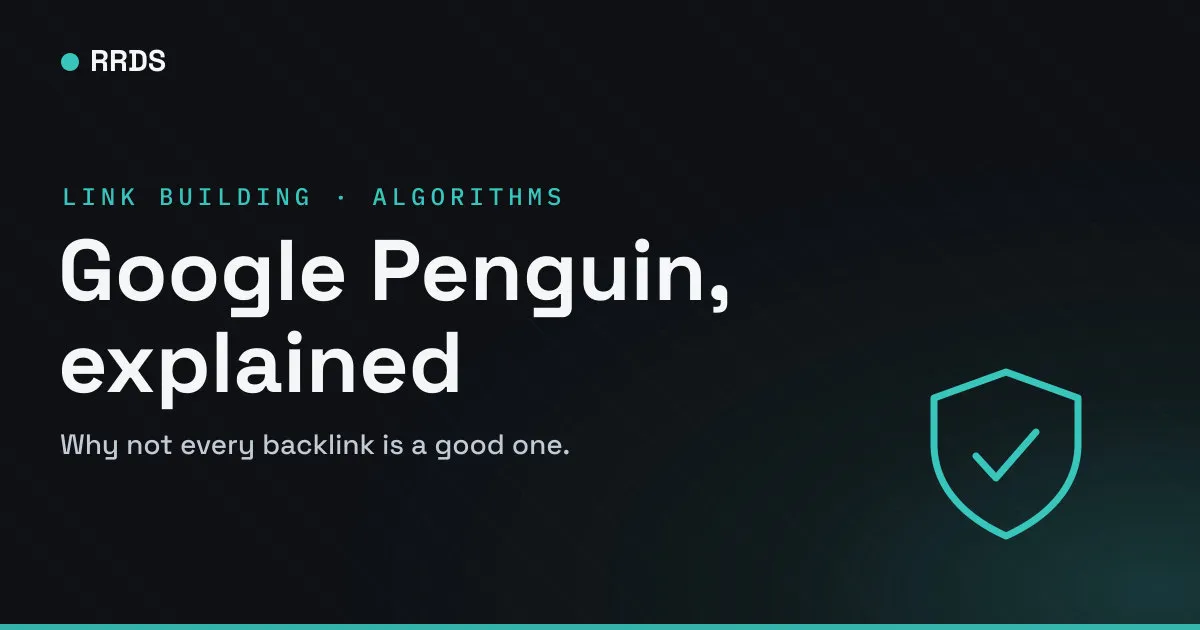 Google Penguin, explained — RRDS blog cover